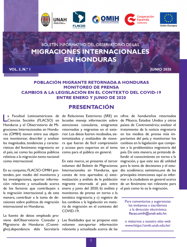 Portada Boletin OMIH Junio 2020